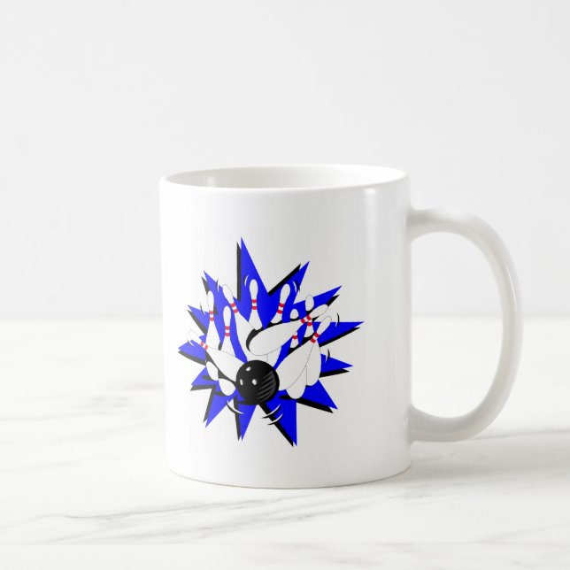 Bowling (Strike) Coffee Mug (Right)