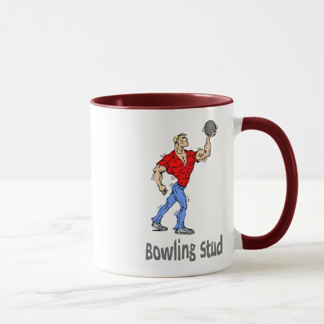 Bowling Stud Mug (Right)