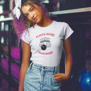 Bowling Team Logo   Custom Team Shirt