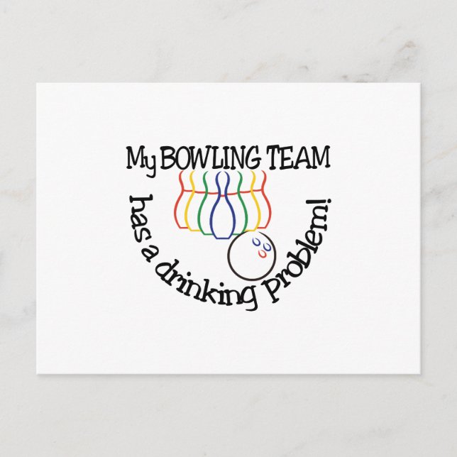 Bowling Team Postcard (Front)