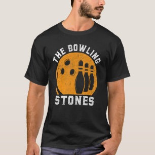 Bowling The Bowling Stones Retro Vintage Bowler T-Shirt