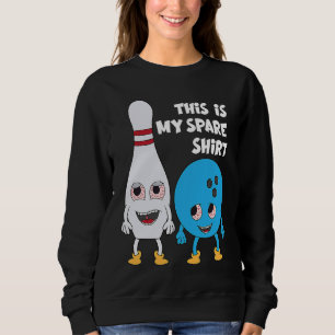 Bowling This Is My Spare Bowling Sweatshirt