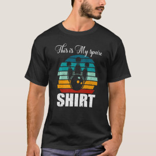 Bowling This Is My Spare Shirt Bowling Funny Graph