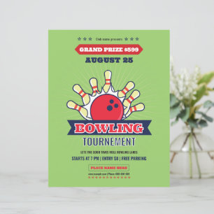 Bowling Tournament Flyer Template
