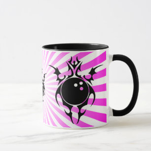 bowling. tribal. mug