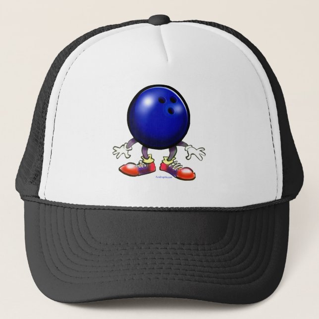 Bowling Trucker Hat (Front)