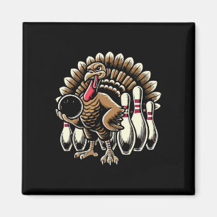 Bowling Turkey Thanksgiving Thanksgiving Day Turke Magnet