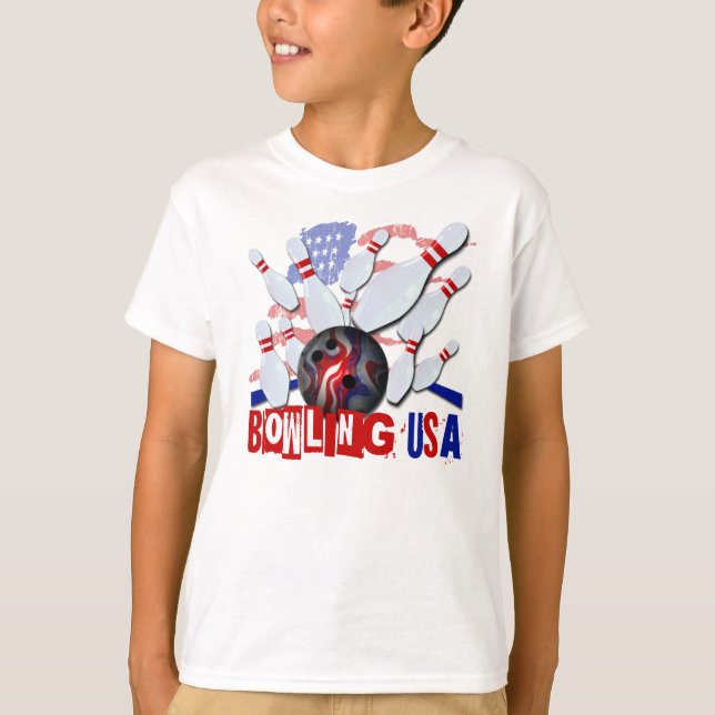 Bowling USA T-Shirt (Front)