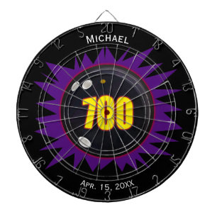 Bowling's 700 Series, Personalise with Name & Date Dartboard