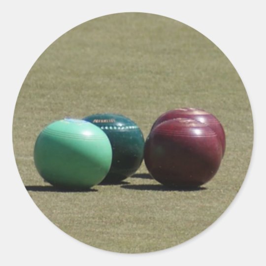 Bowls Classic Round Sticker