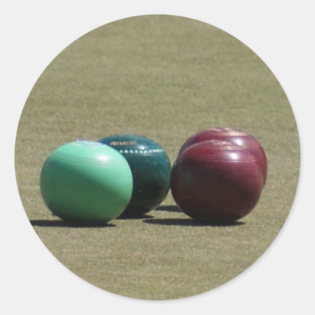 Bowls Classic Round Sticker (Front)