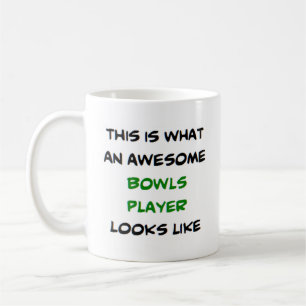 bowls player, awesome coffee mug