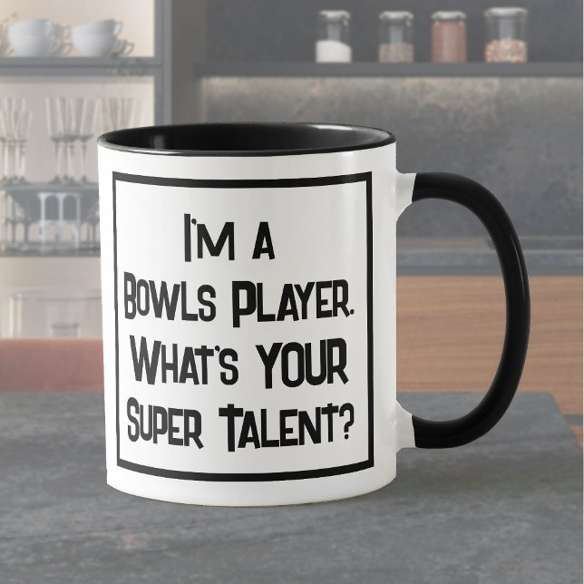 Bowls Player Super Talent. Two Tone Coffee Mug (Creator Uploaded)