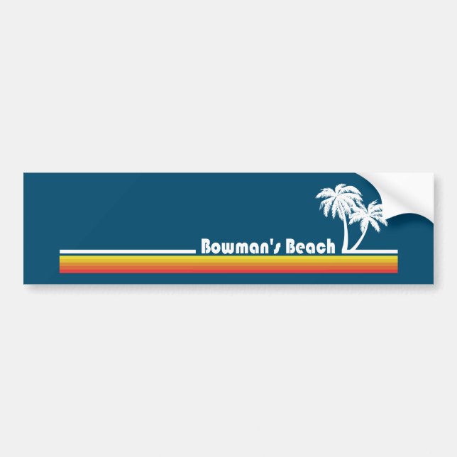 Bowman's Beach Florida Bumper Sticker (Front)