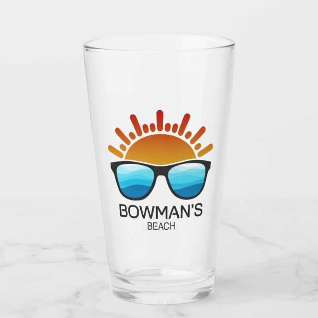 Bowman's Beach Florida Sunglasses Glass (Front)