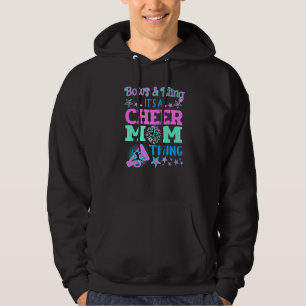Bows And Bling It S A Cheer Mum Thing Cheerleading Hoodie