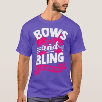 Bows And Bling Its A Cheer Thing Cheerleader Gift T-Shirt