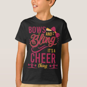 Bows And Bling Its A Cheer Thing Cheerleader Sport T-Shirt