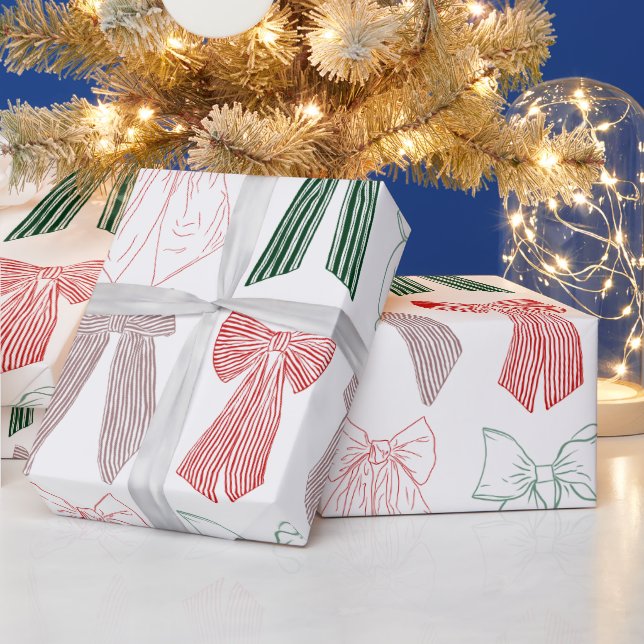 Bows Christmas  Wrapping Paper (Holidays)