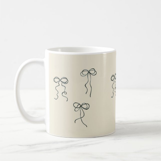 "Bows" Coffee Mug (Left)
