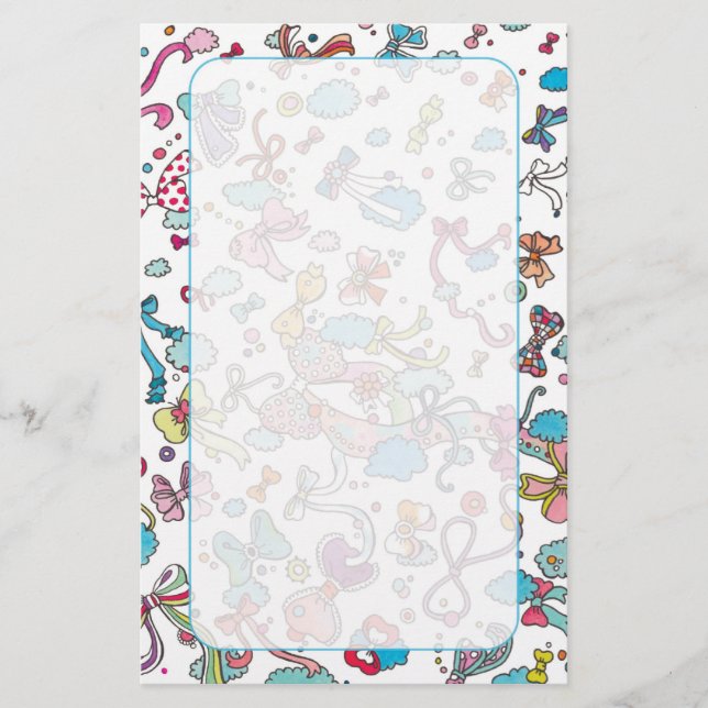 Bows in the Sky Stationery (Front)