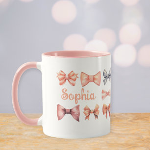Bows mug -Personalized Gift for Teachers and Girls
