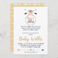 Bows or Arrows Invitation - Gender Reveal Party