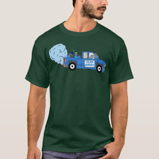 Bows or Burnouts Team Burnout Gender Reveal Party  T-Shirt