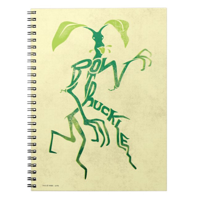BOWTRUCKLE™ PICKETT™ Typography Graphic Notebook (Front)