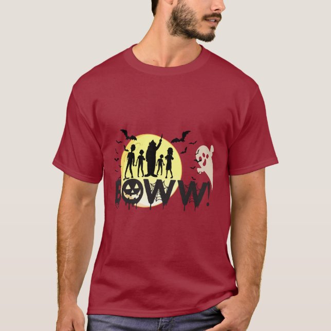 Boww!! – Spooky Surprise Halloween  T-Shirt (Front)