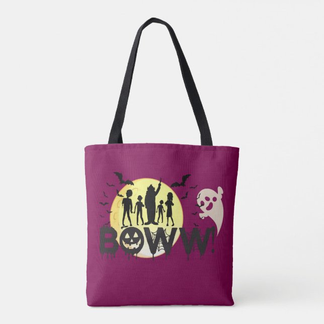 Boww!! – Spooky Surprise Halloween  Tote Bag (Back)