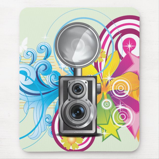 Box Camera Mouse Pad (Front)