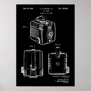 Box Camera Patent Poster