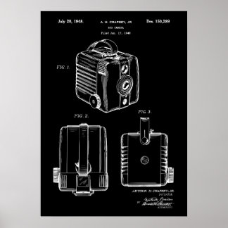 Box Camera Patent Poster