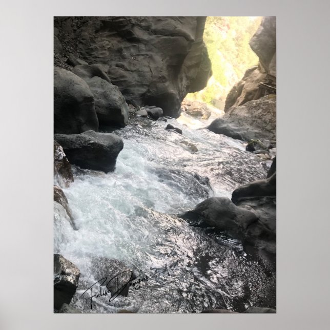 Box Canyon Cave, Ouray Colorado Poster (Front)