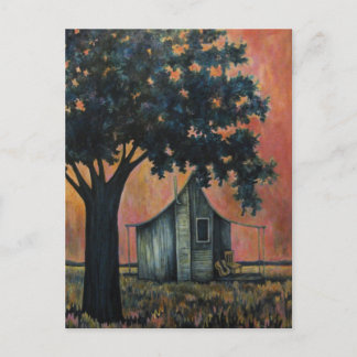 Box Elder Blues, with Acoustic Guitar Postcard