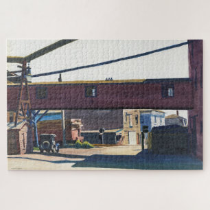 Box Factory, Gloucester   Edward Hopper   Jigsaw Puzzle