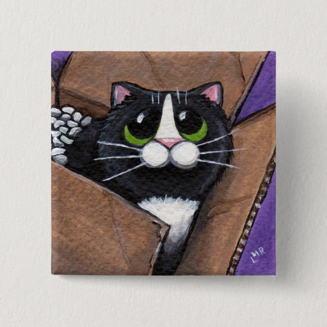 Box Full O Cat Button (Front)