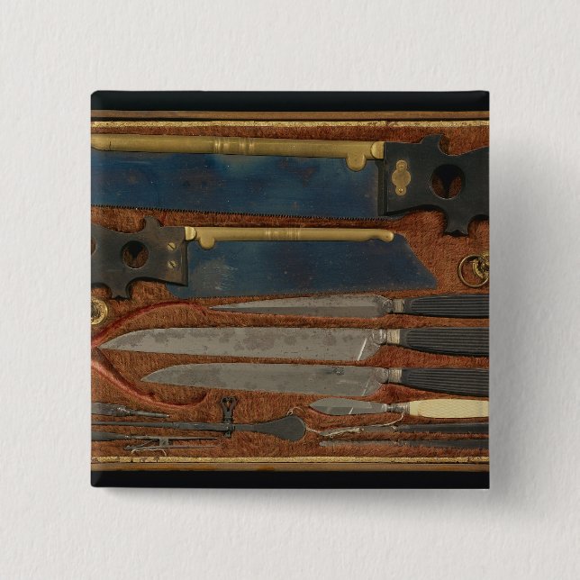 Box of anatomical instruments 15 cm square badge (Front)