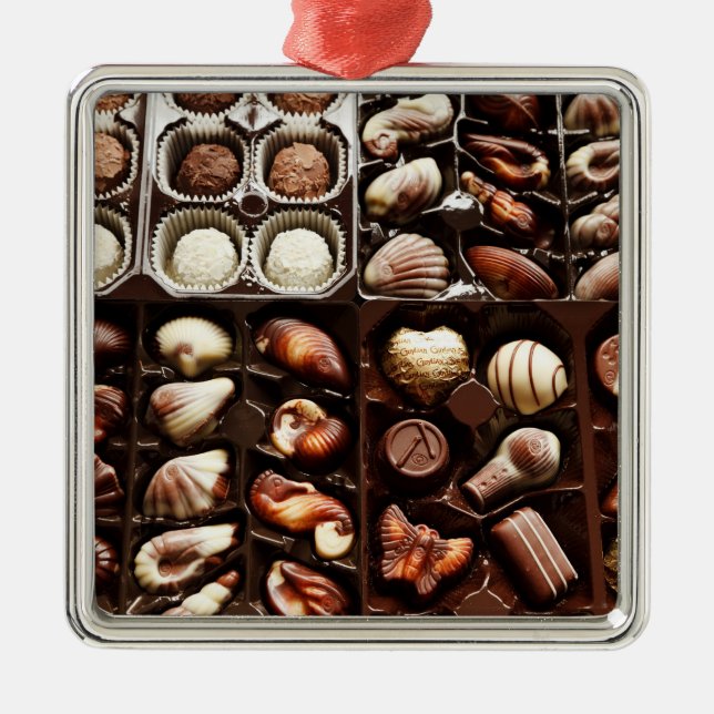 Box of Candy Metal Ornament (Front)
