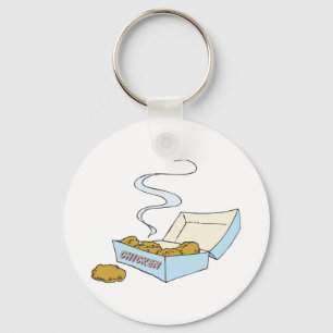 box of chicken nuggets key ring
