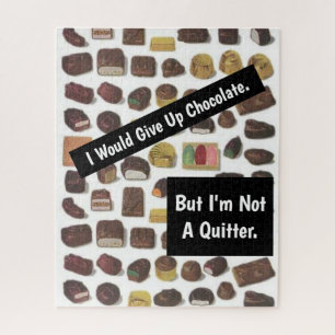 Box of Chocolates Funny Sarcastic Jigsaw Puzzle