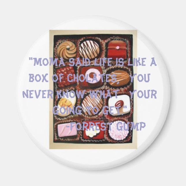 Box-of-Chocolates-Giclee-Print-C12535217[1],   ... Magnet (Front)