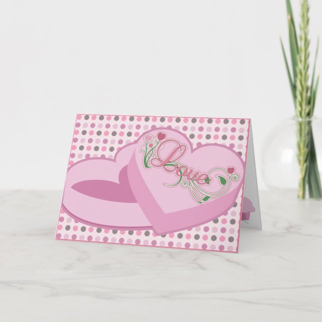 Box of Chocolates Love Valentine's Greeting Card (Front)