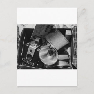 Box of Old Kodak Cameras Postcard