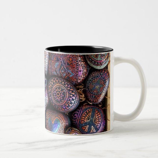 Box of Rocks Mug! Two-Tone Coffee Mug (Right)
