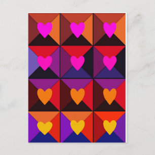 Box of Valentines Postcard