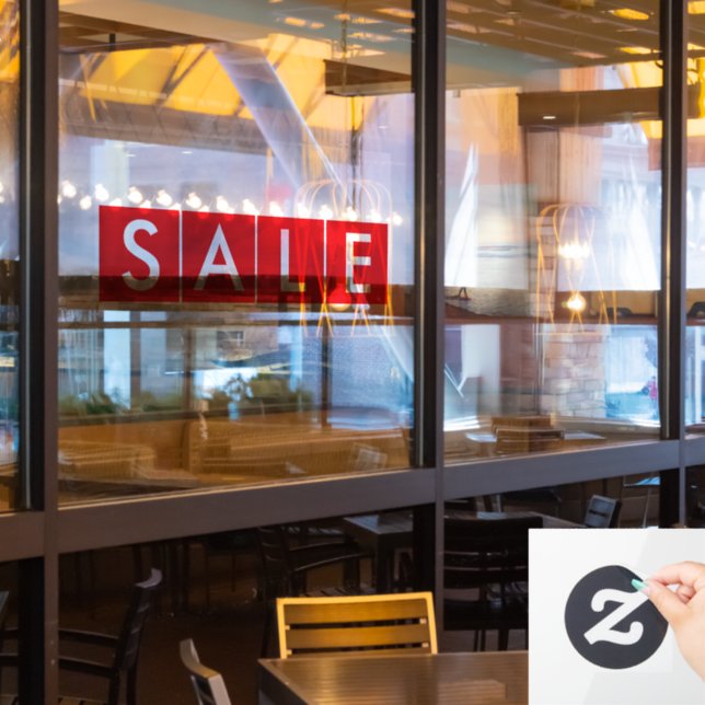 Box Sales Red (Restaurant Window)