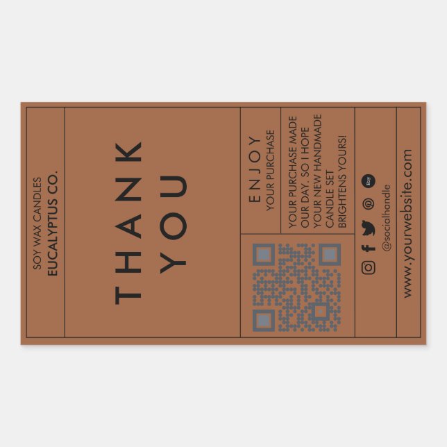 Box Sealing Stickers, Sealing Stickers, Packaging  Rectangular Sticker (Front)