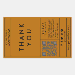 Box Sealing Stickers, Sealing Stickers, Packaging Rectangular Sticker